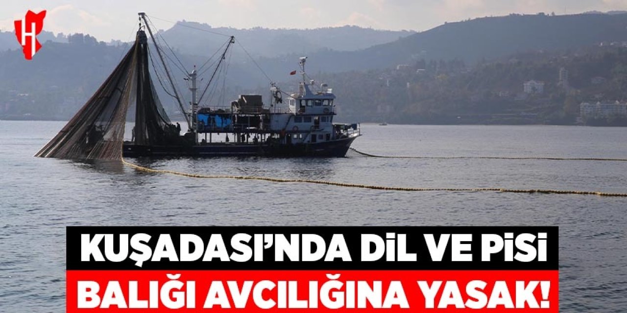 Kuşadası’nda dil ve pisi balığı avcılığına geçici yasak