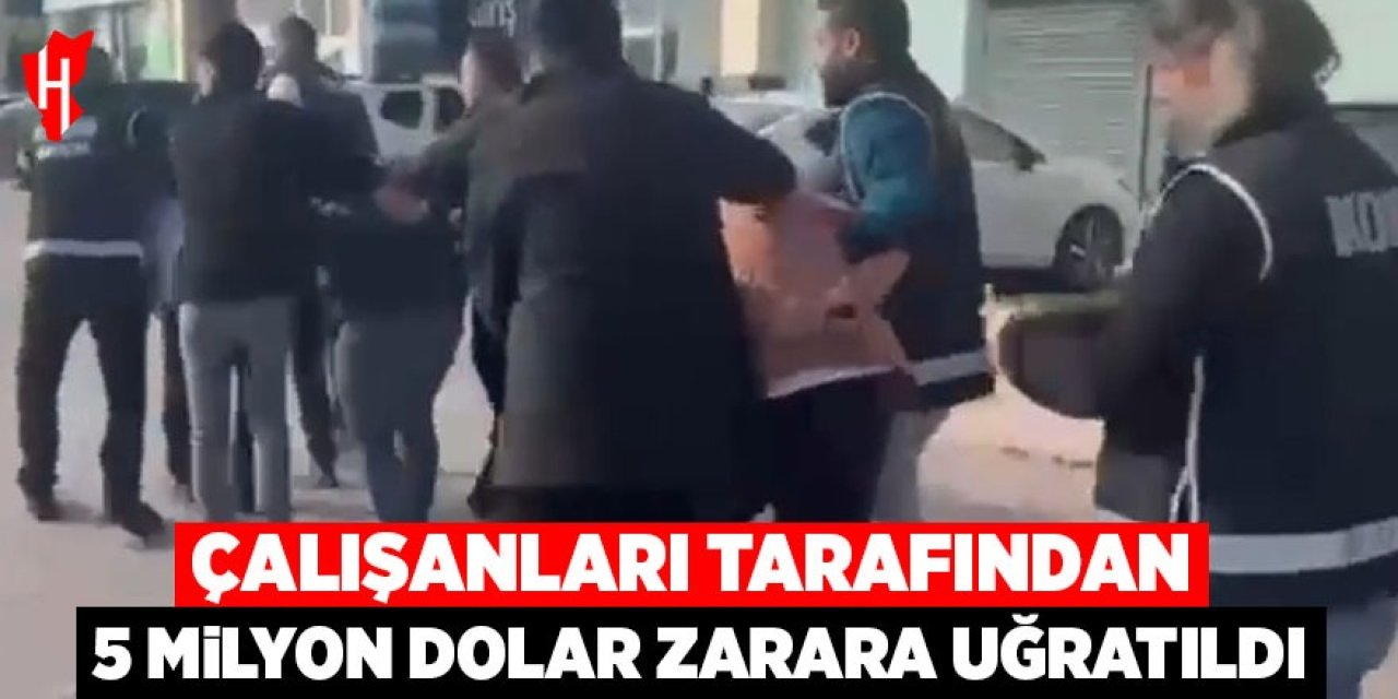 Kablo devi çalışanları tarafından 5 milyon dolar zarara uğratıldı