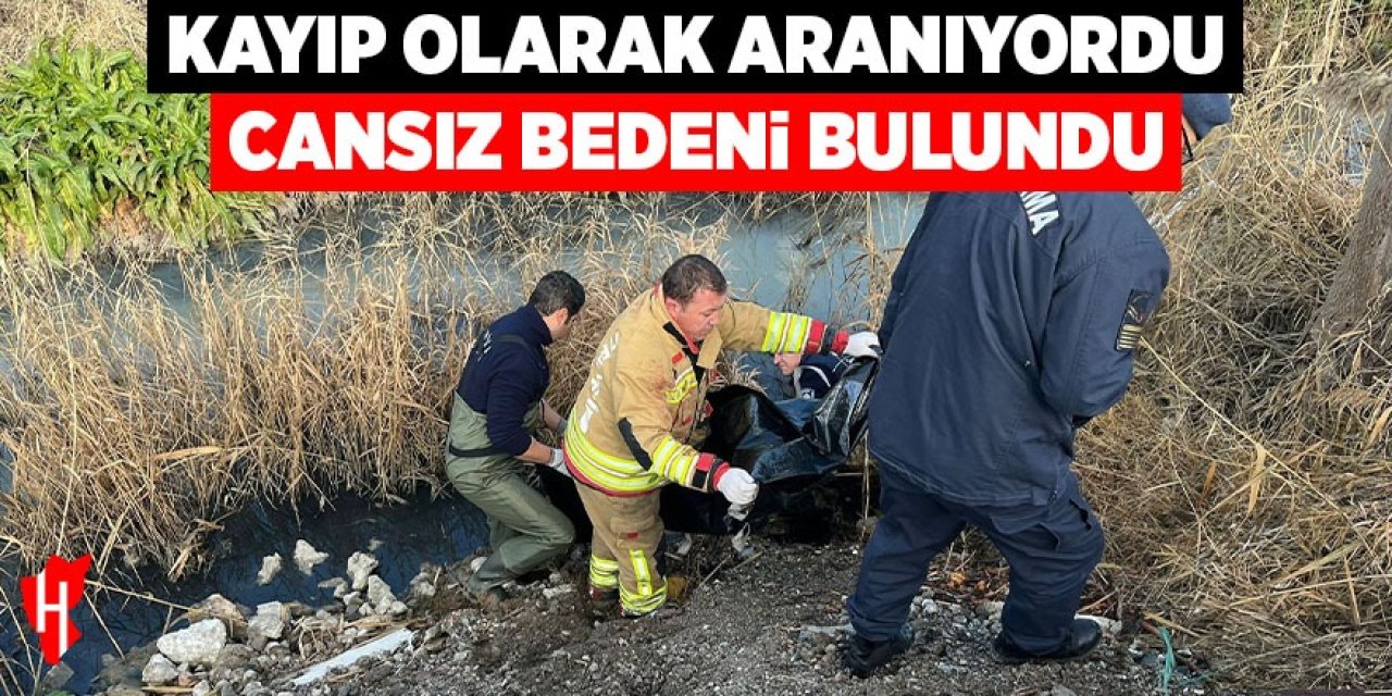 Kayıp olarak aranan yaşlı adam dere yatağında ölü bulundu