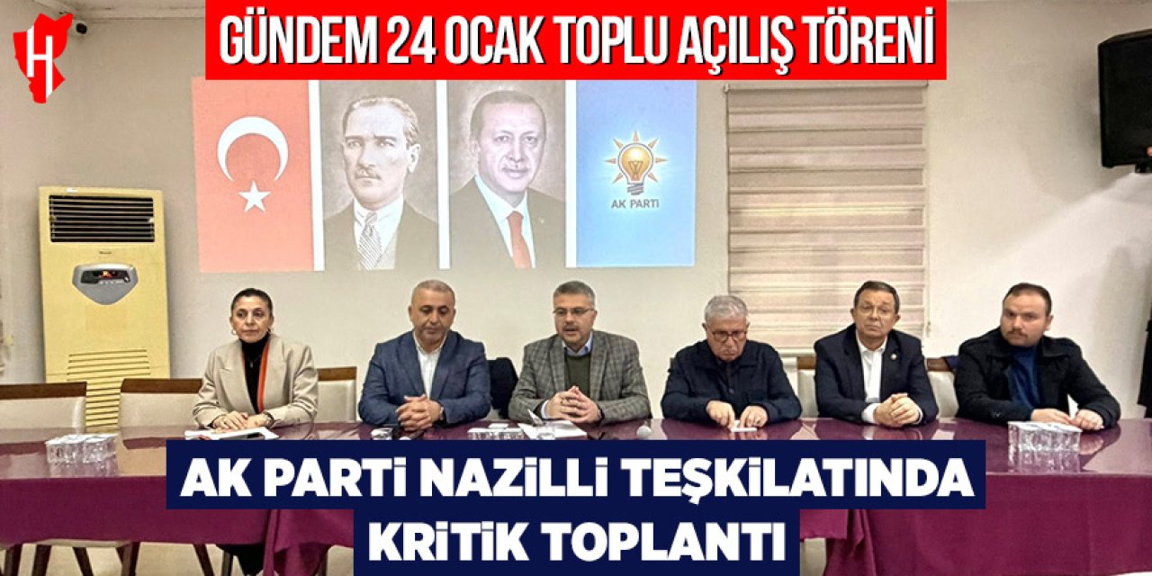 AK Parti Nazilli İlçe Danışma Meclisi Toplantısı gerçekleştirildi