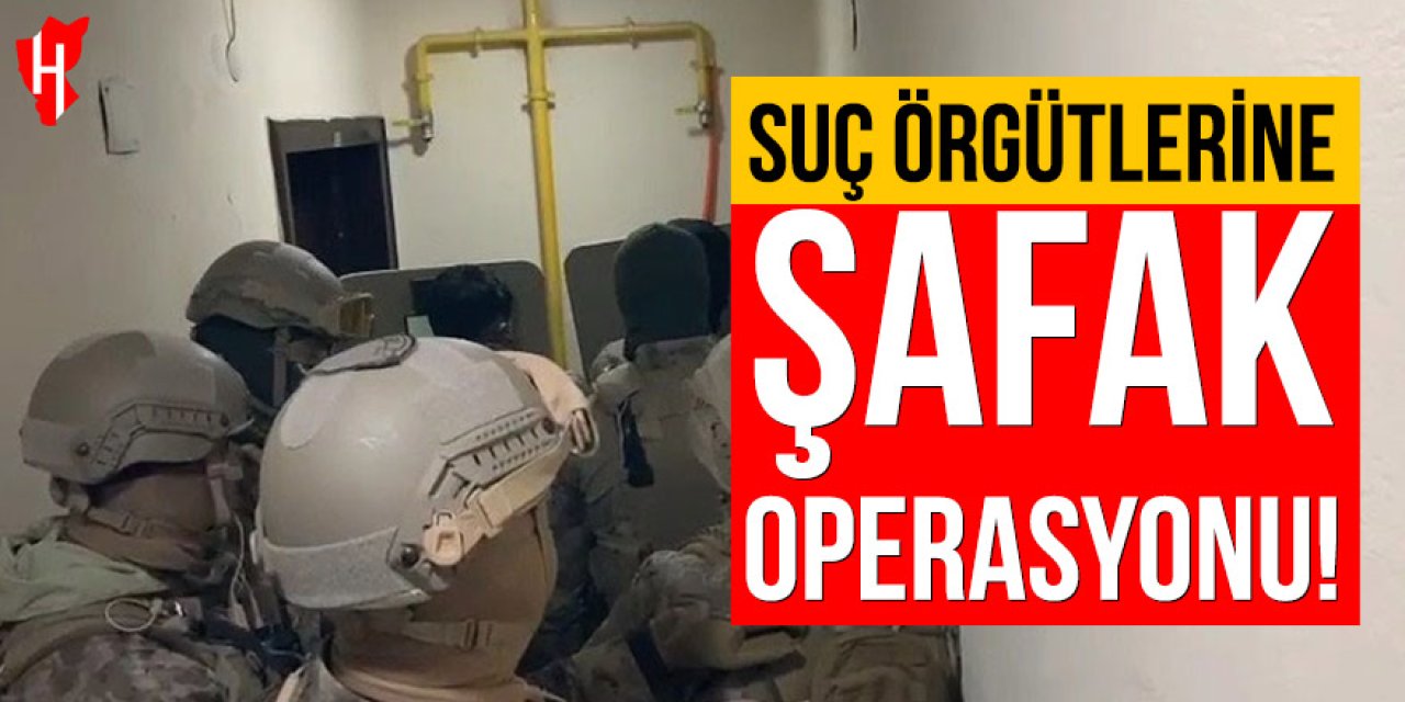 Suç örgütlerine şafak operasyonu: 11 gözaltı