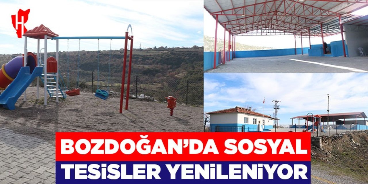 Bozdoğan’da Sosyal Tesisler yenileniyor