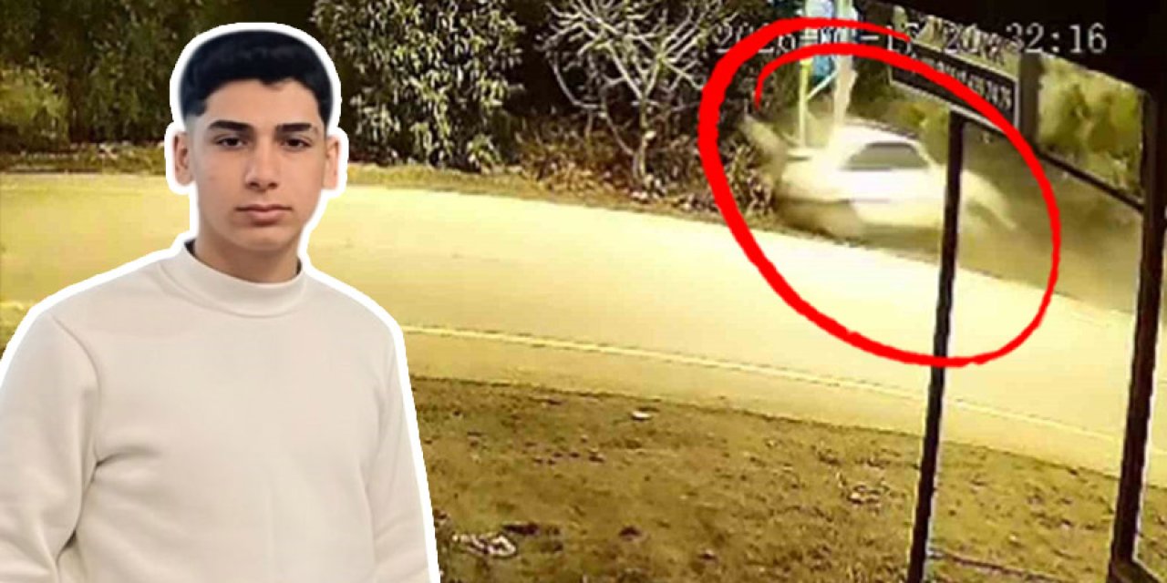 Direğe saplanan araç: 18 yaşındaki gence mezar oldu