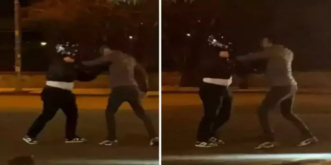 Trafikte yol verme kavgası: Otomobil sürücüsü motokuryeye saldırdı