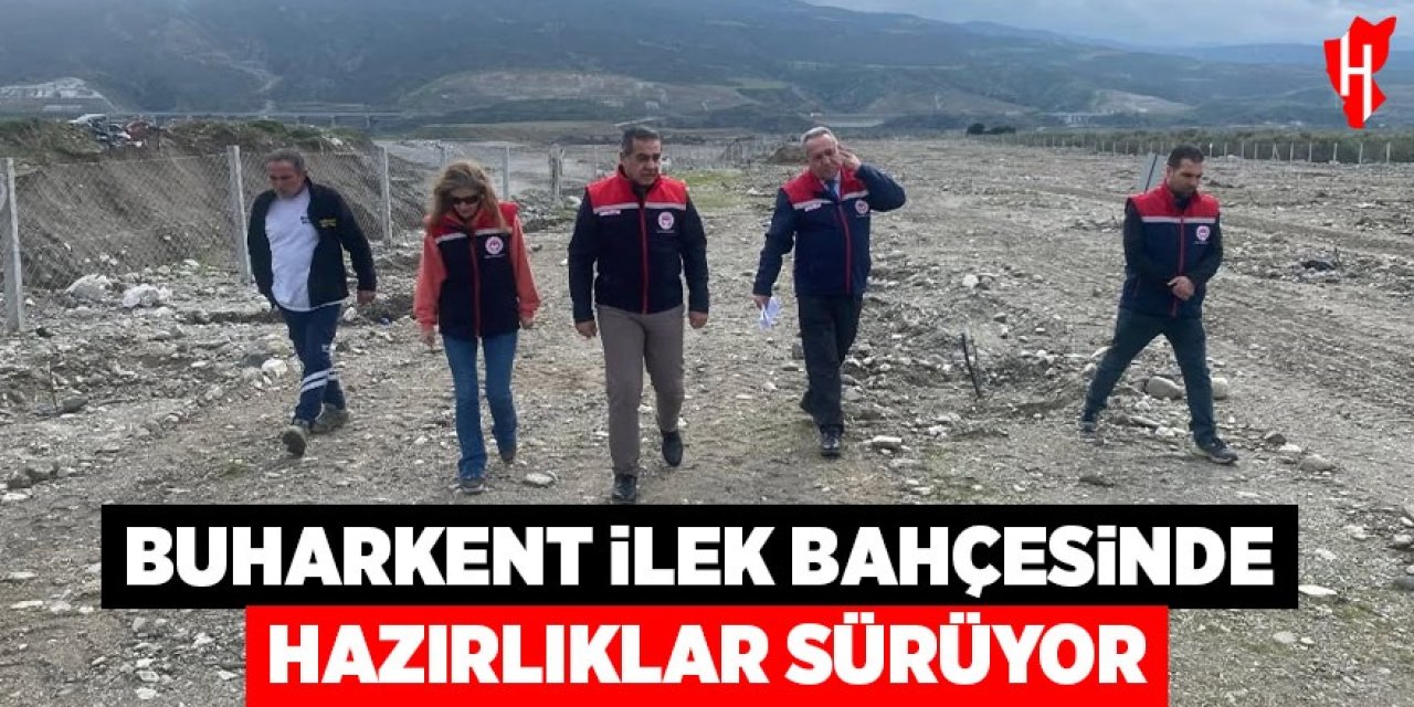 Buharkent ilek bahçesinde hazırlıklar sürüyor
