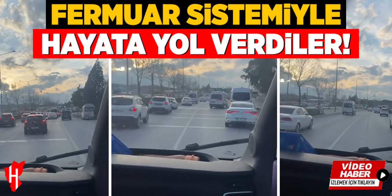 Fermuar sistemiyle hayata yol verdiler: O anlar kameralara yansıdı