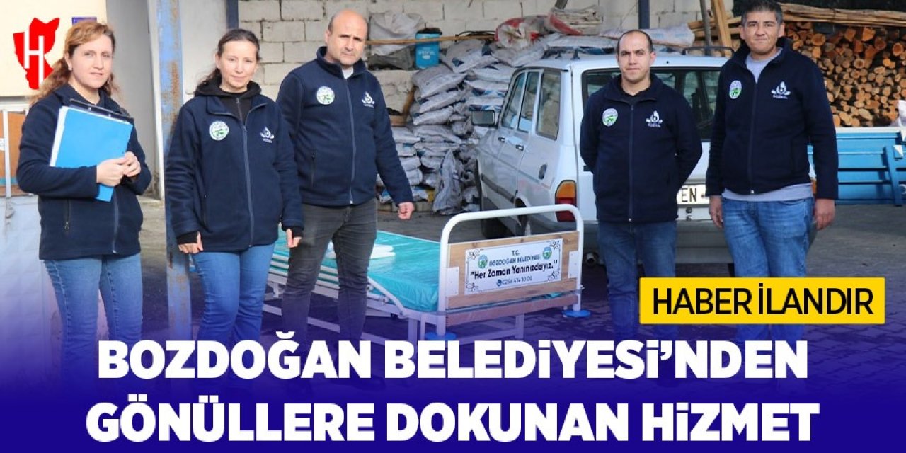 Bozdoğan Belediyesi’nden gönüllere dokunan hizmet