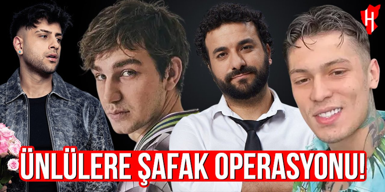 Ünlülere şafak operasyonu: Hasan Can Kaya ve Reynmen gözaltında