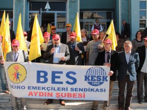 25 Kişilik Sendika Eylemine 30 Kişilik Polis Koruması