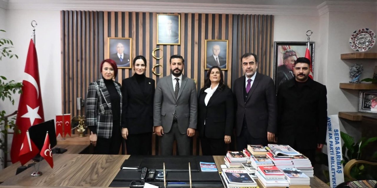 AK Parti heyetinden MHP’li Cihangiroğlu’na hayırlı olsun ziyareti