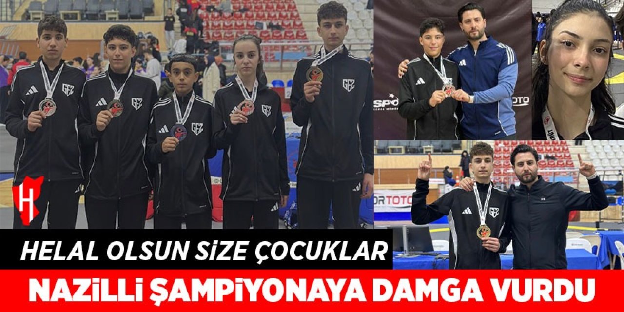 Nazilli şampiyonaya damga vurdu! Helal olsun size çocuklar