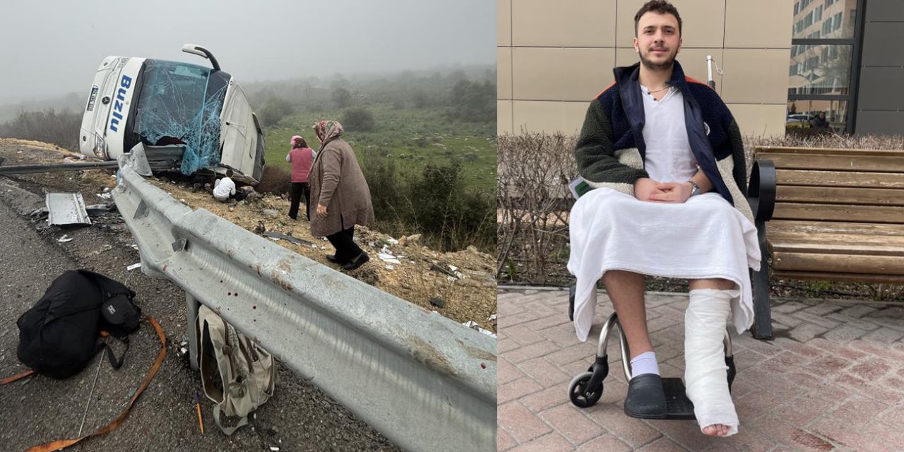 10 kişinin öldüğü kazadan yaralı kurtulan öğrenci, otobüs şoförüyle sohbetini anlattı