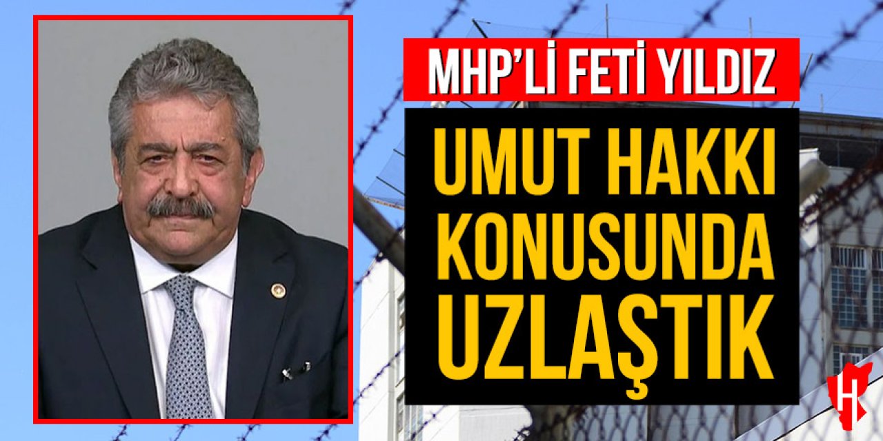 MHP'li Fethi Yıldız: Umut hakkı konusunda uzlaştık