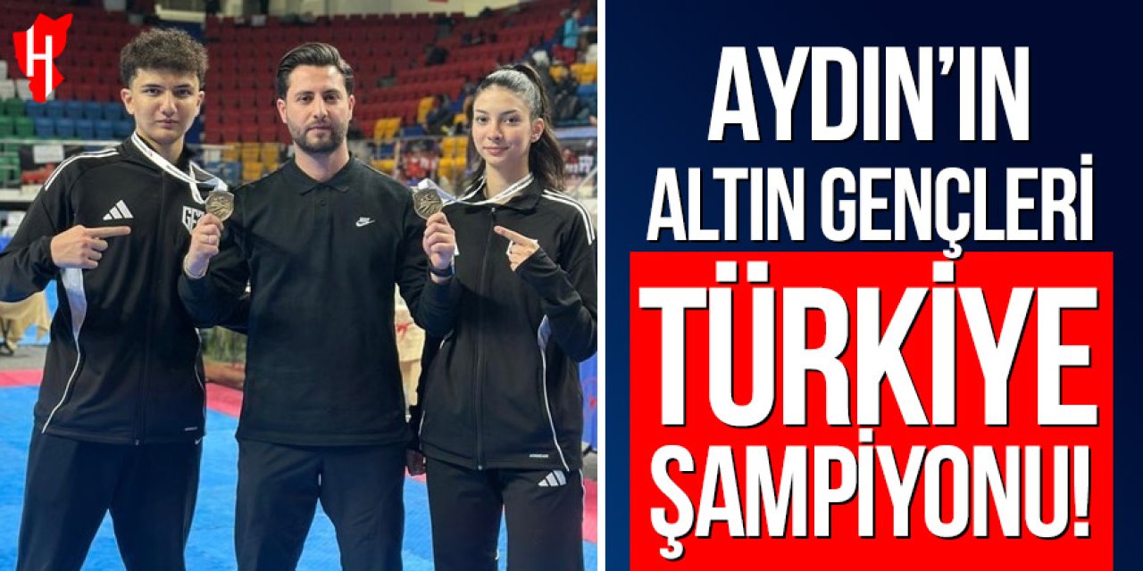 Aydın'ın altın gençleri Türkiye şampiyonu