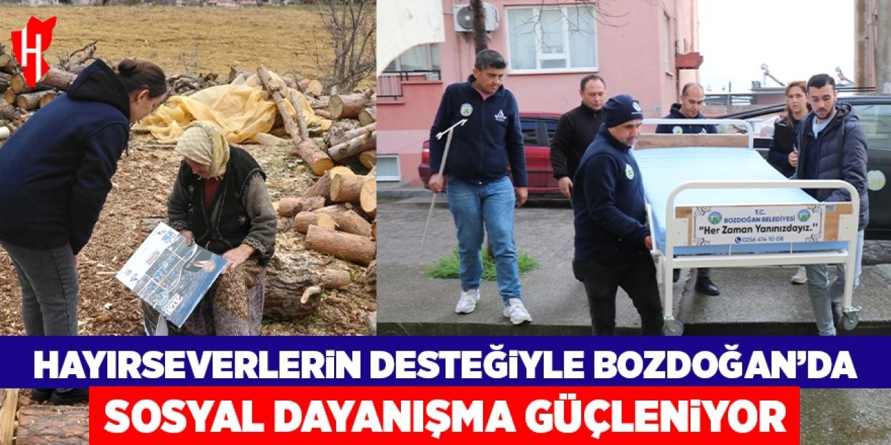 Hayırseverlerin desteğiyle Bozdoğan’da sosyal dayanışma güçleniyor