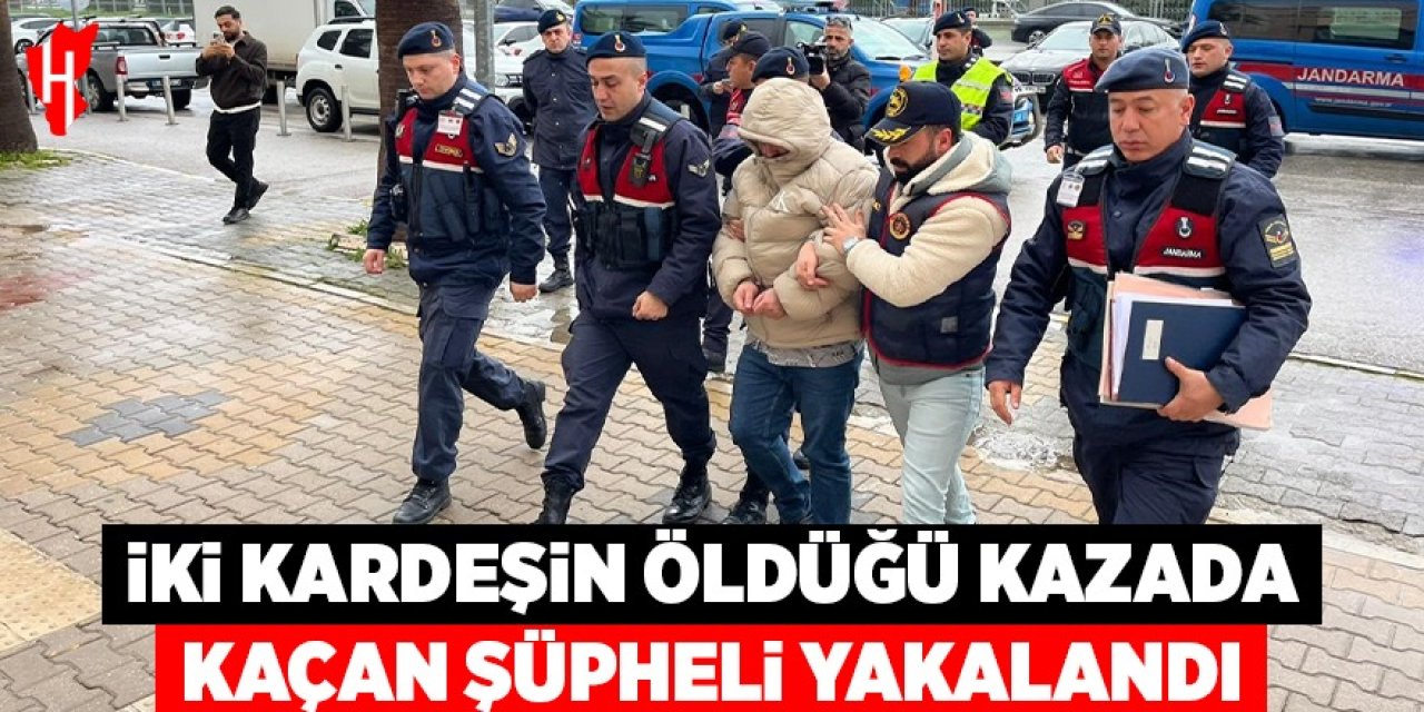 İki kardeşin öldüğü kazada kaçan şüpheli tutuklandı