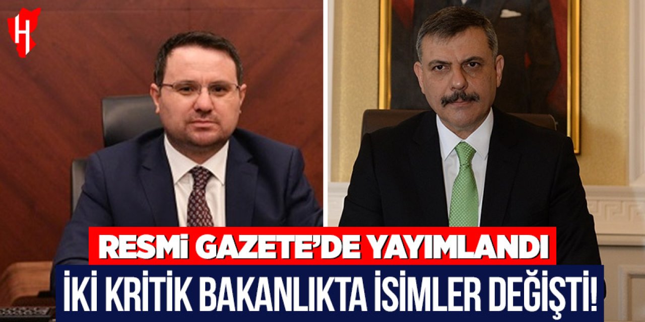 Kabinede devir teslim: İki kritik bakanlıkta isimler değişti