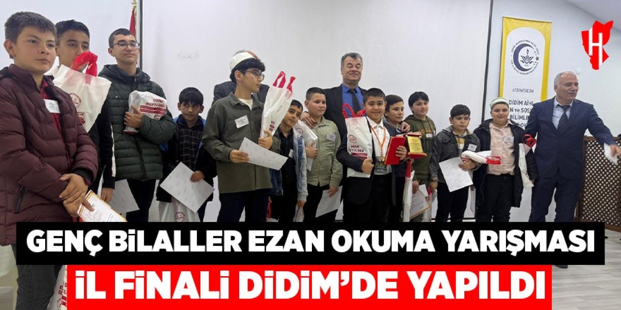 Genç Bilaller Ezan Okuma Yarışması İl Finali Didim’de Yapıldı