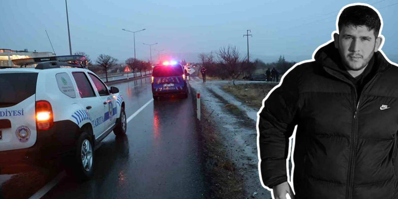 Kaygan yolda kontrolden çıkan aracın sürücüsü hayatını kaybetti