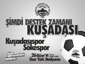 Kuşadasıspor’a taraftarlardan tam destek geldi