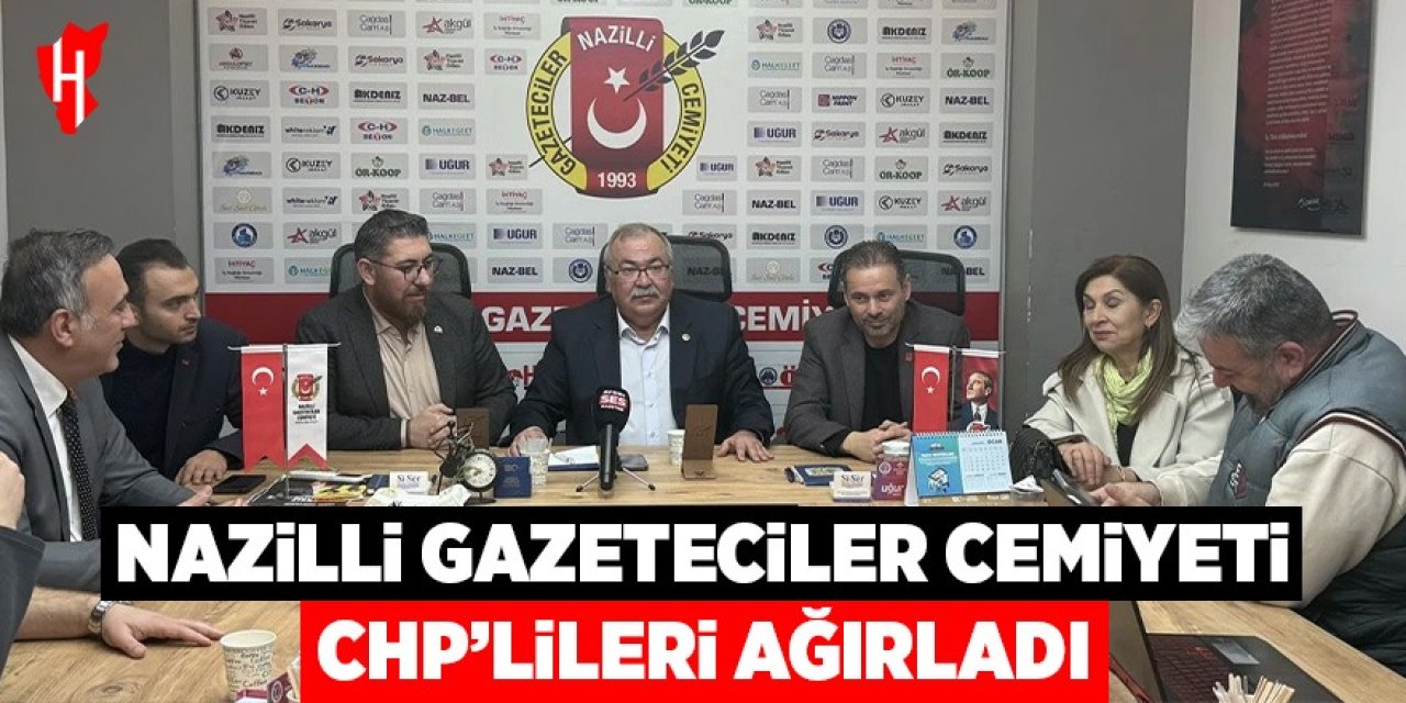 Nazilli Gazeteciler Cemiyeti CHP’lileri ağırladı