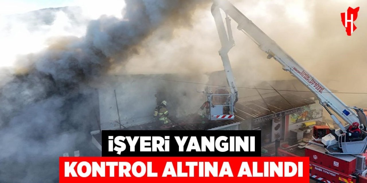 İşyeri yangını kontrol altına alındı
