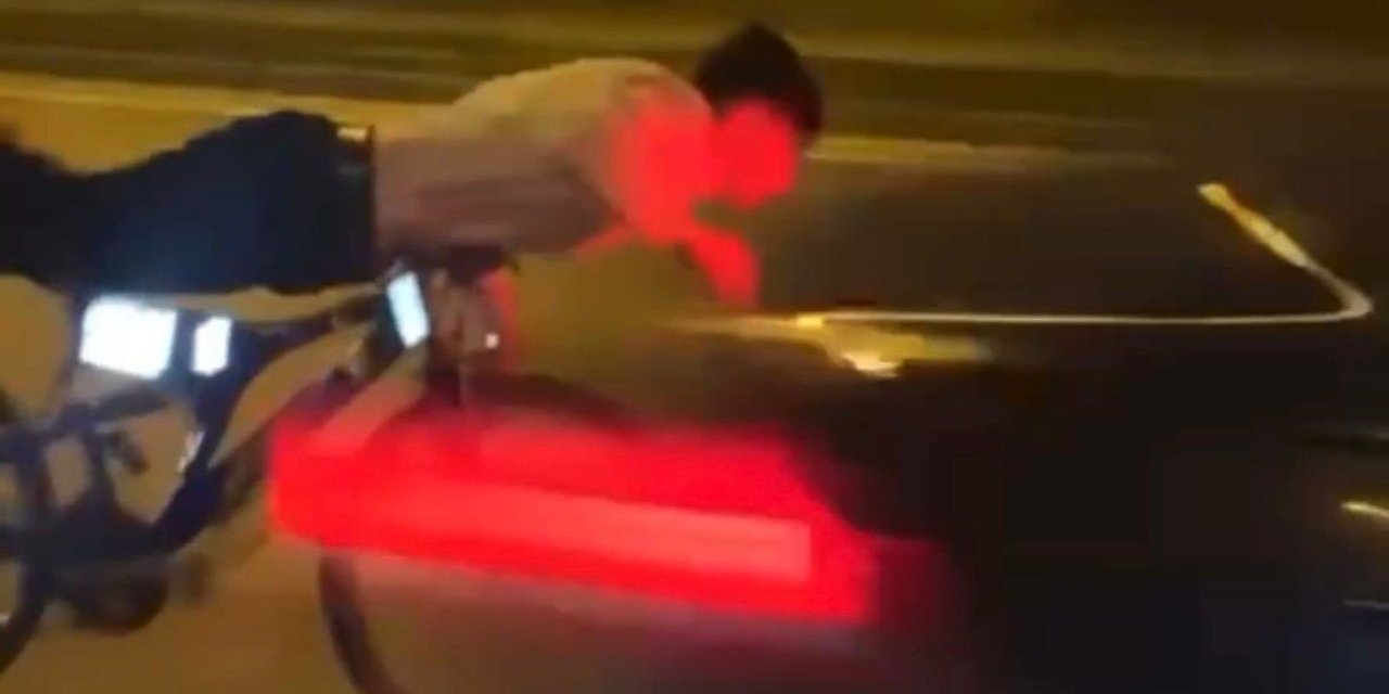 Bisikletle tehlikeli hareketler ölüm getirdi