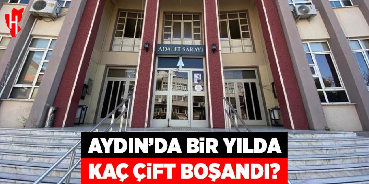 Aydın'da bir yılda kaç çift boşandı?