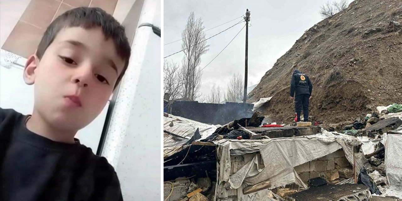 Göçük altından kurtarılan 6 yaşındaki Muhammed hayatını kaybetti