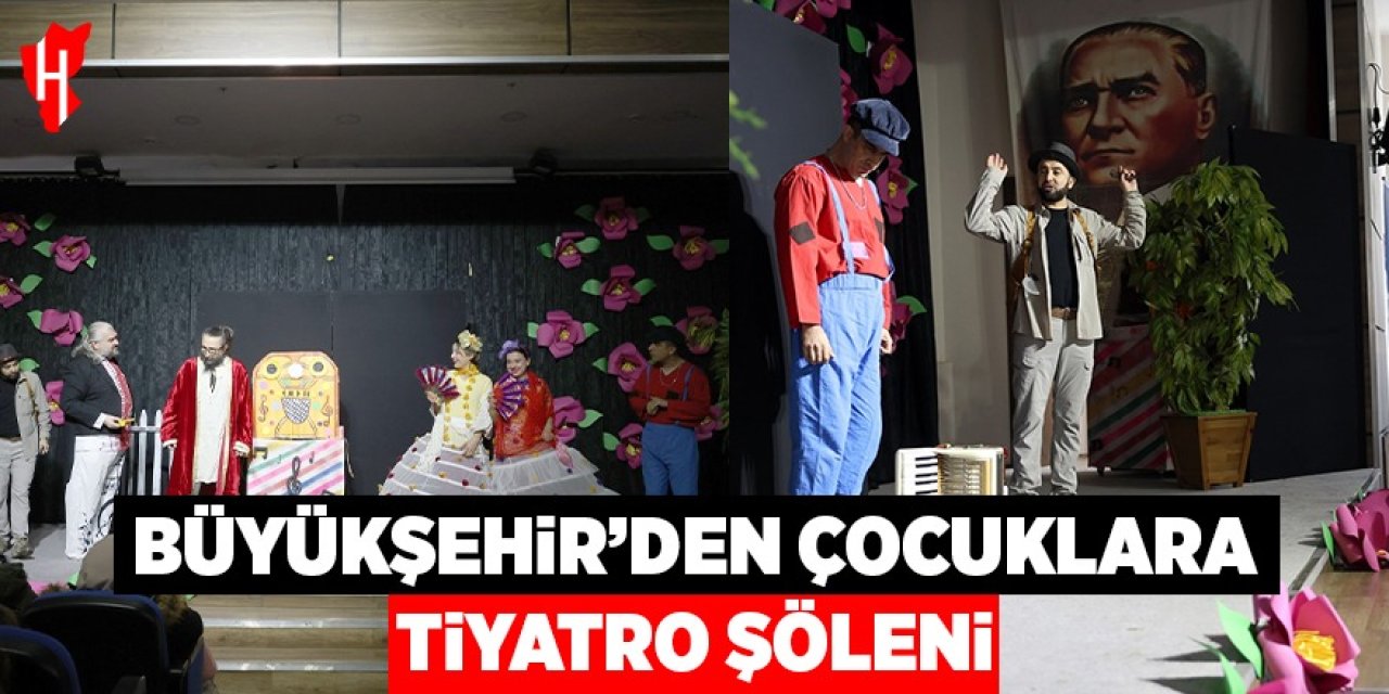Aydın Büyükşehir Belediyesi’nden çocuklara tiyatro şöleni