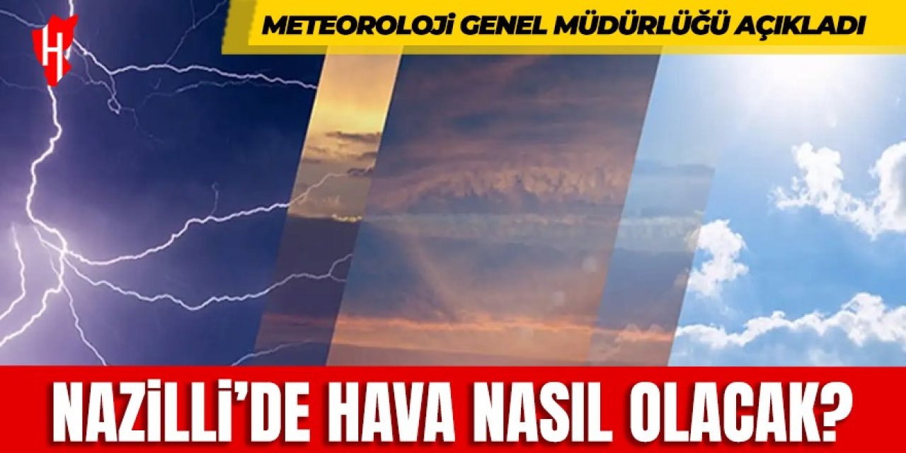 Nazilli'de hava nasıl olacak?
