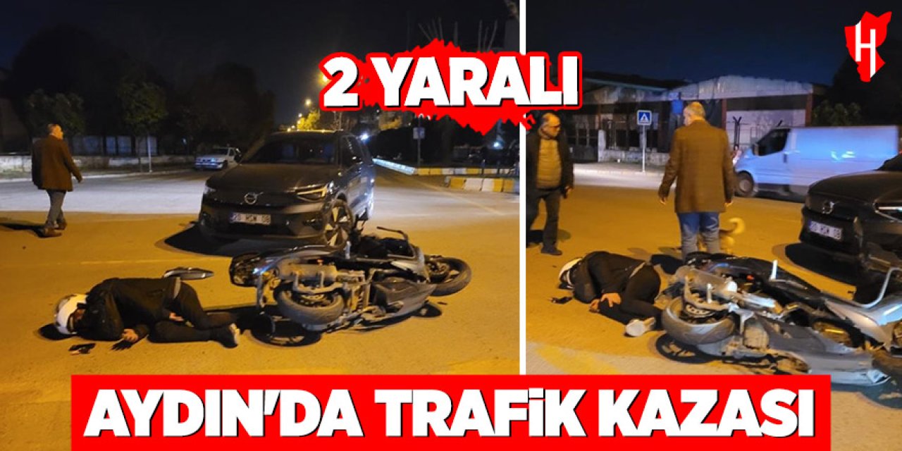 Aydın'da trafik kazası: 2 yaralı
