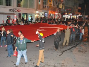 Aydın'da CHP’liler Cumhuriyet Yürüyüşü Düzenledi