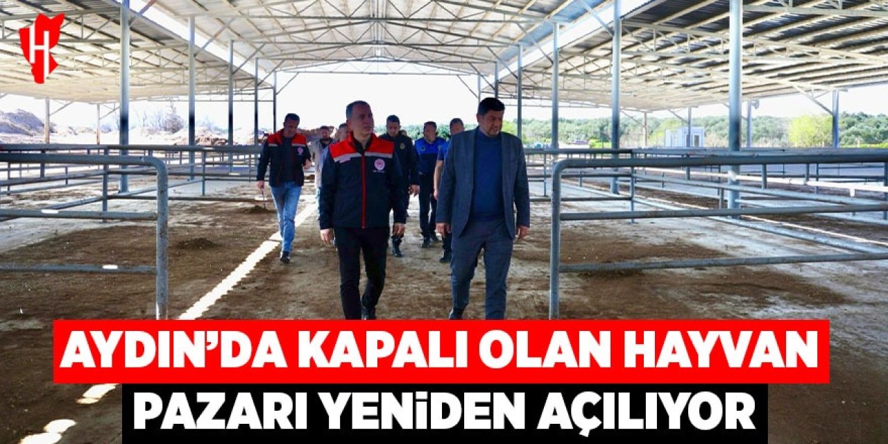Şap hastalığı nedeniyle kapalı olan hayvan pazarı yeniden açılıyor