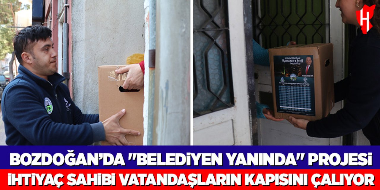 Bozdoğan’da "Belediyen Yanında" projesi, ihtiyaç sahibi vatandaşların kapısını çalıyor
