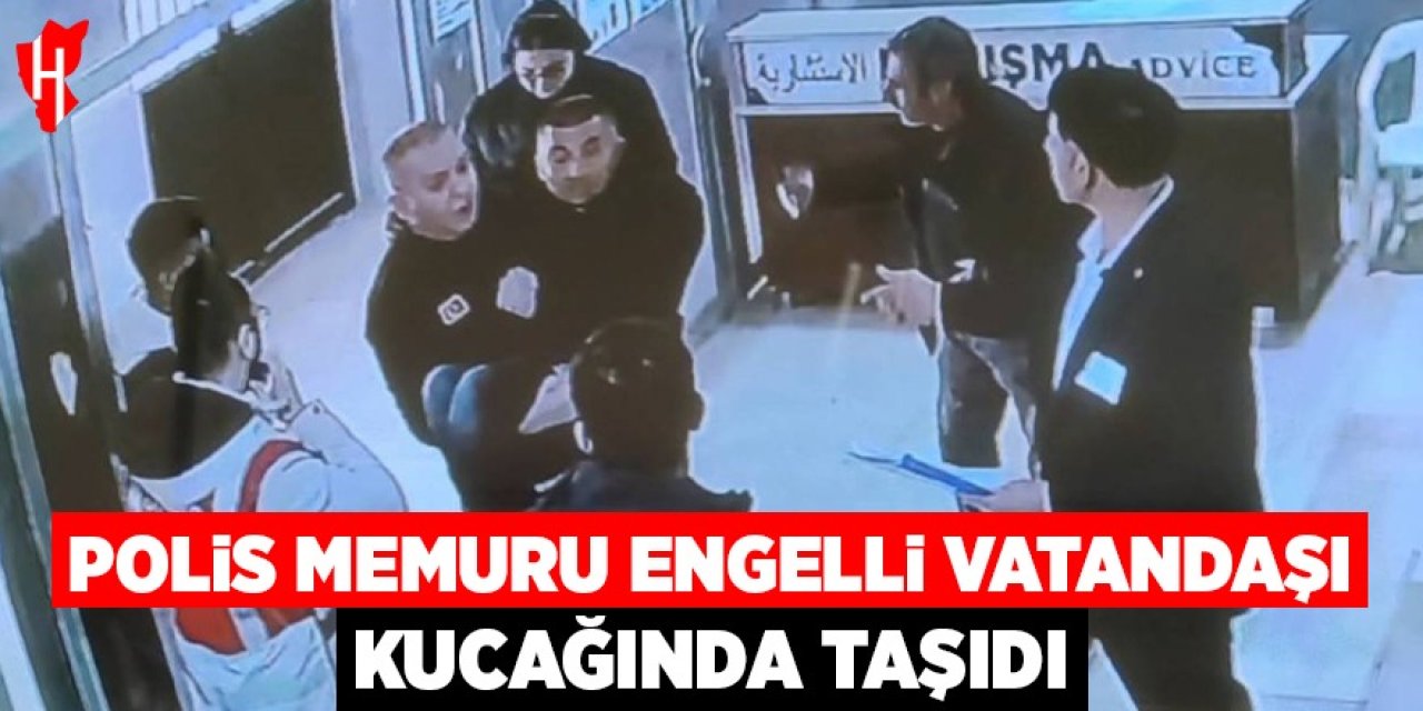 Polisten yürek ısıtan görüntü