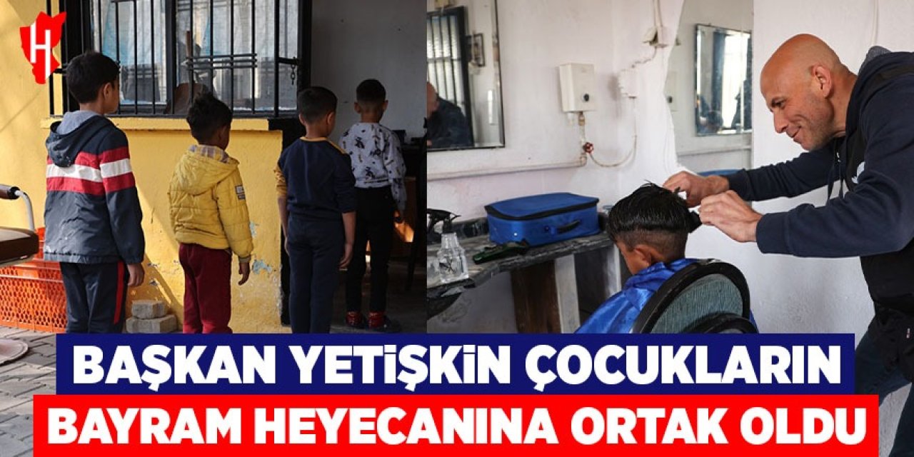 Başkan Yetişkin çocukların bayram heyecanına ortak oldu