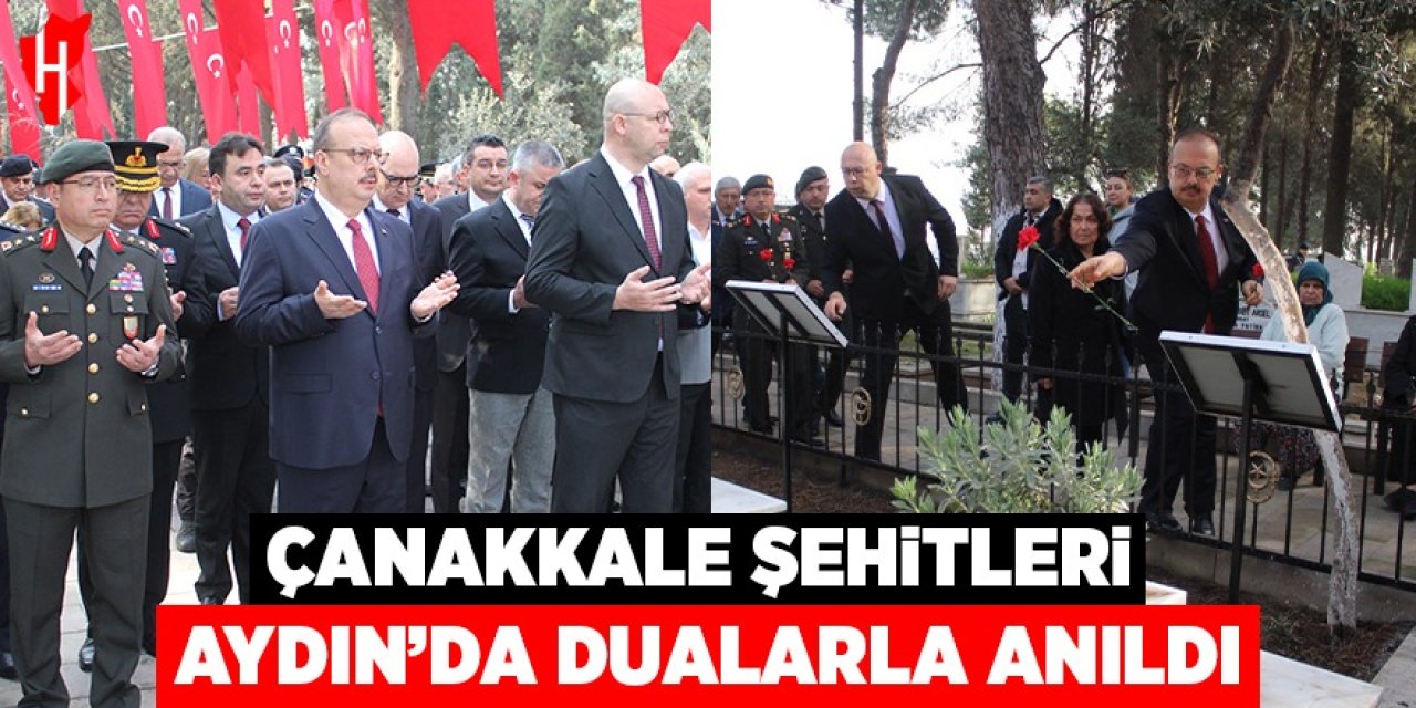 Çanakkale şehitleri Aydın'da dualarla anıldı