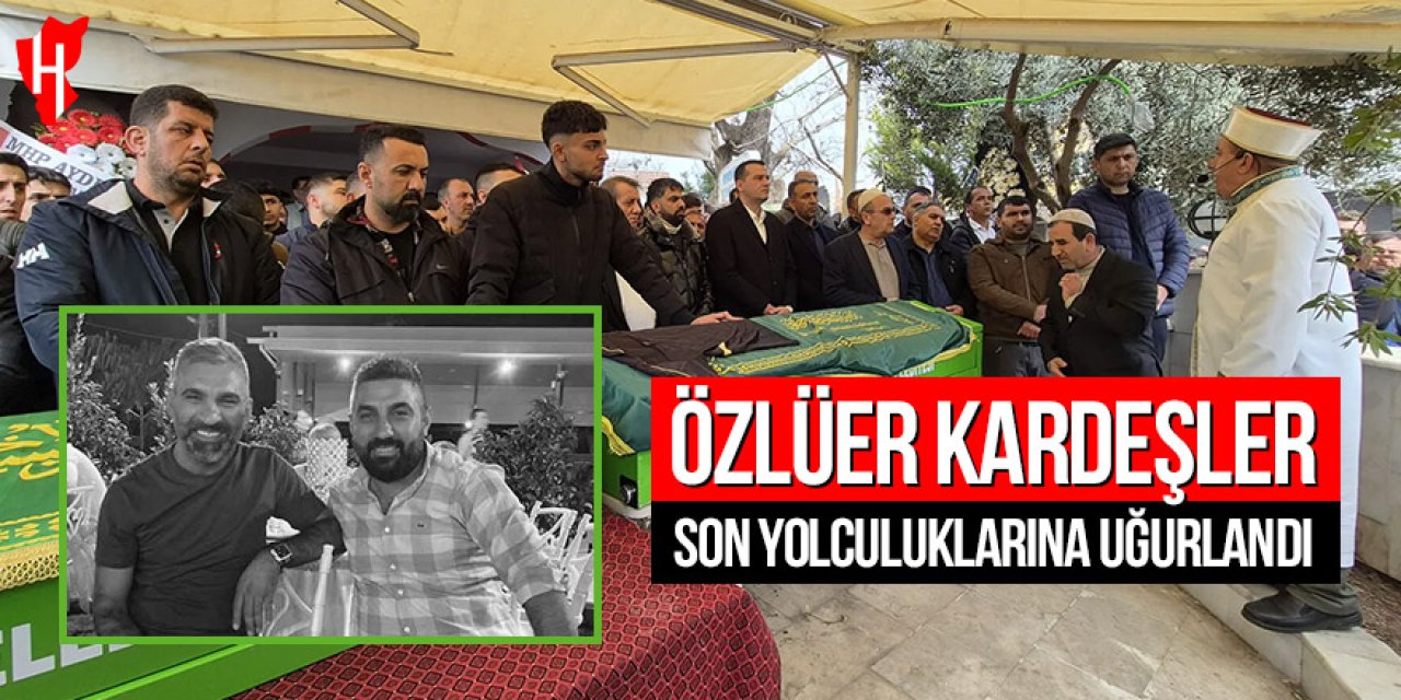 Aydın’da acı dolu bayram günü: Özlüer kardeşler son yolculuklarına uğurlandı