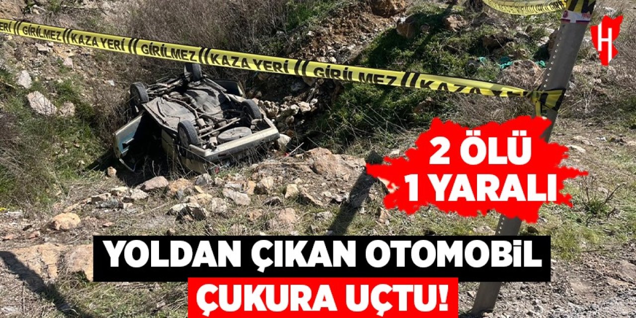 Feci kaza: 2 ölü, 1 yaralı