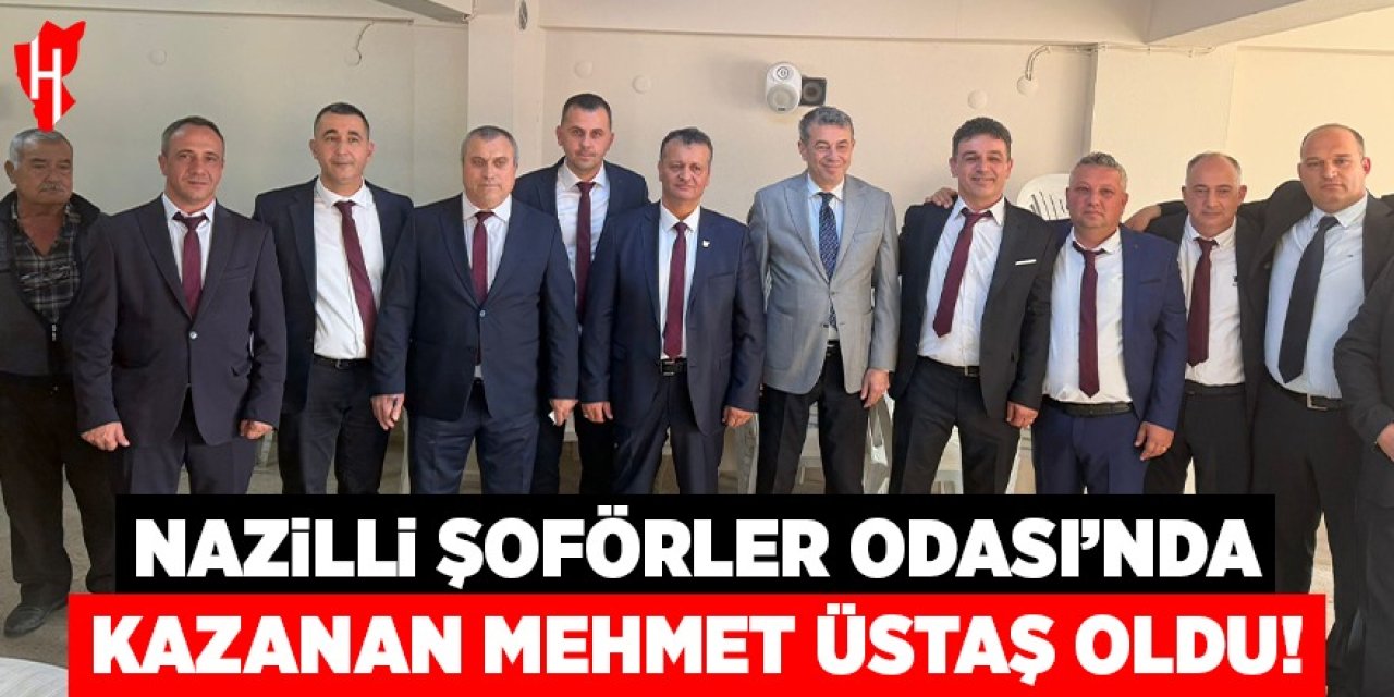 Nazilli Şoförler Odası’nda kazanan Mehmet Üstaş oldu