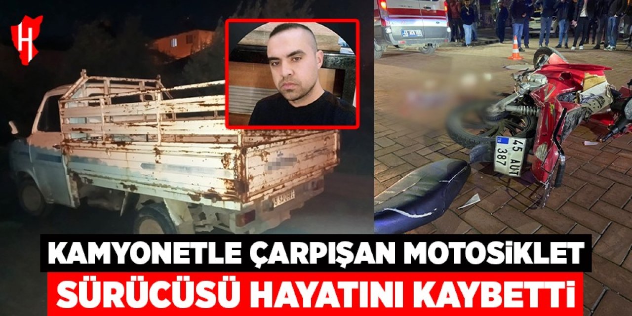 Motosiklet sürücüsü hayatını kaybetti