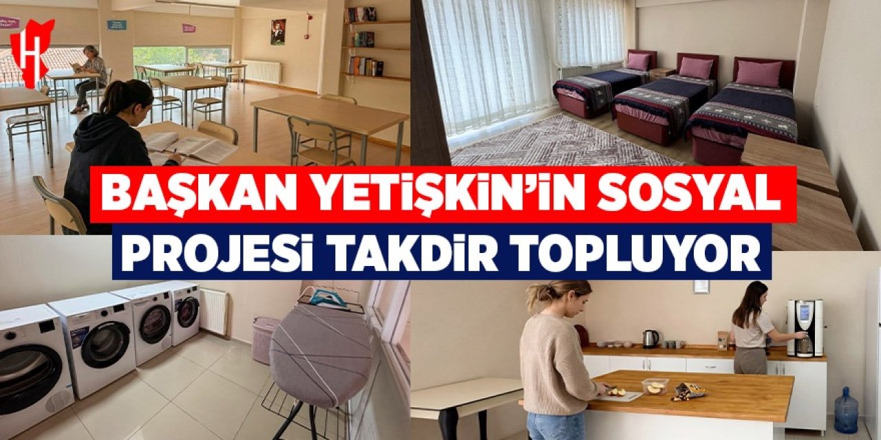 Başkan Yetişkin'in sosyal projesi takdir topluyor