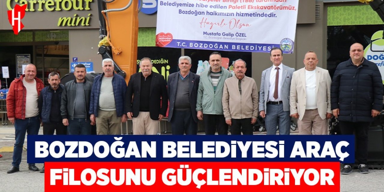 Bozdoğan Belediyesi araç filosunu güçlendirmeye devam ediyor