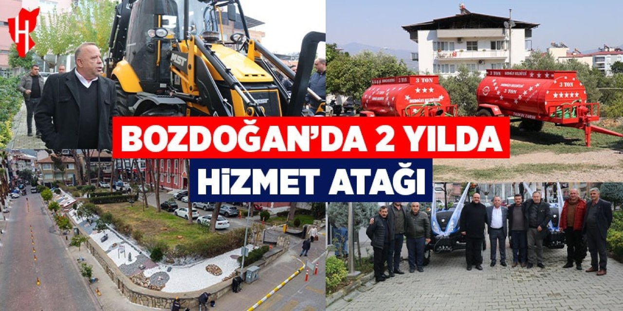 Bozdoğan’da 2 yılda hizmet atağı