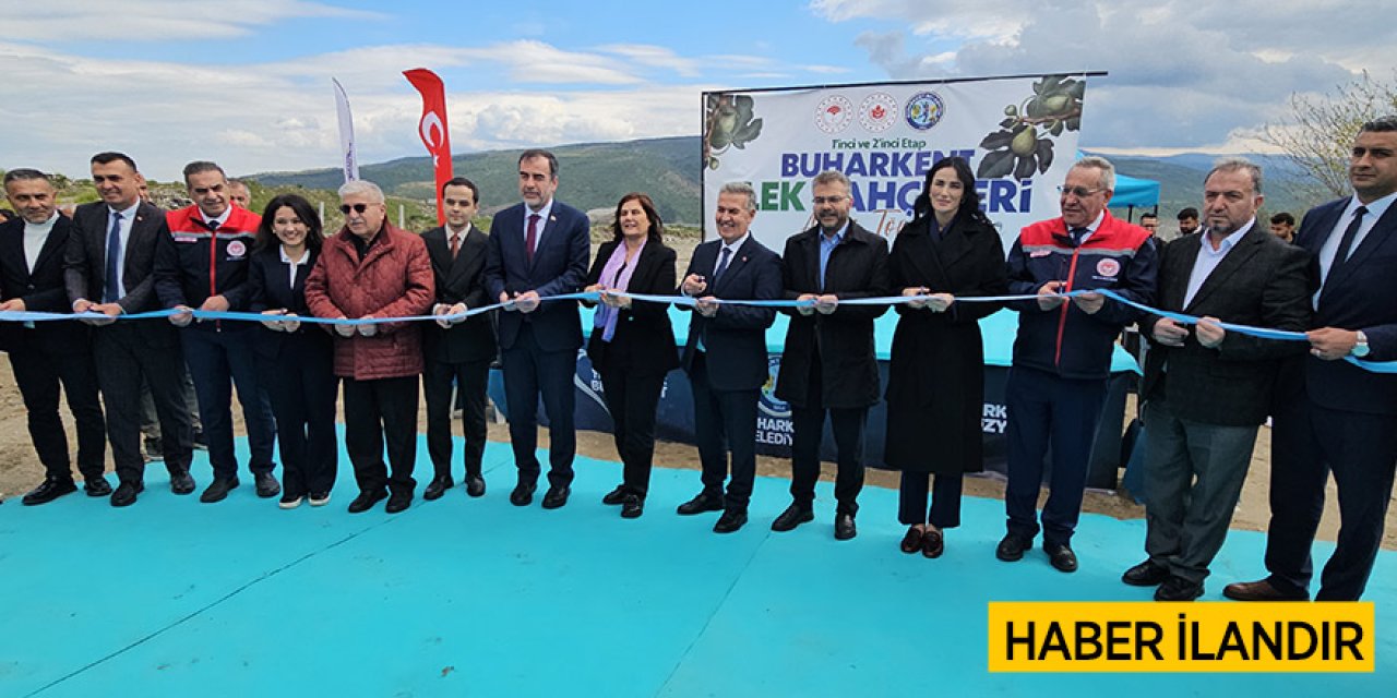 Aydın'ın ilek bahçeleri törenle hizmete açıldı
