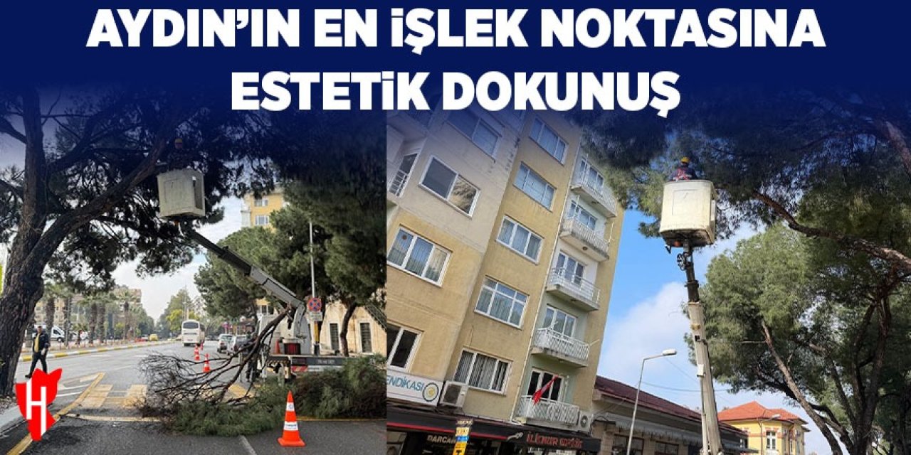 Aydın’ın en işlek noktasına estetik dokunuş