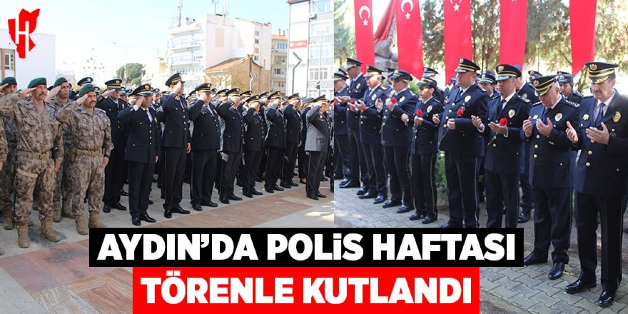 Aydın'da Polis Haftası törenle kutlandı