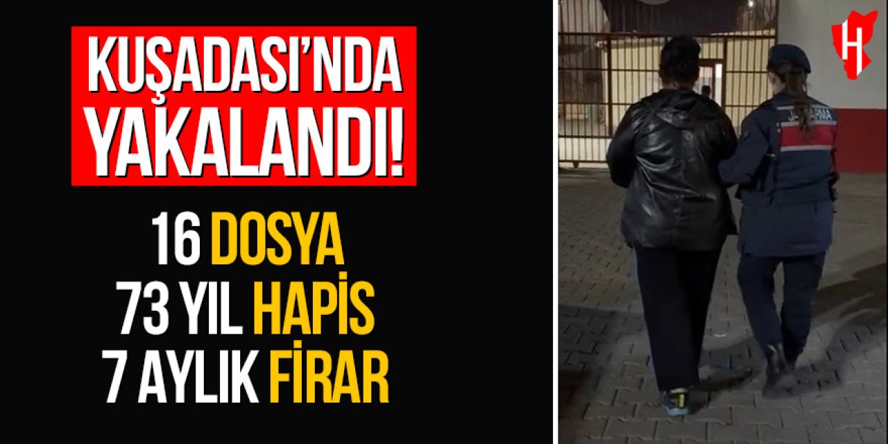Kuşadası'nda rekor hapis cezalı firari yakalandı: 16 dosyadan 73 yıl hapis cezası