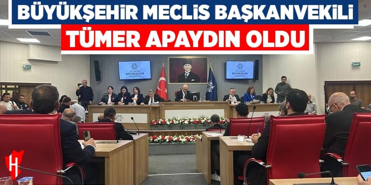 Büyükşehir meclis başkanvekili Tümer Apaydın oldu